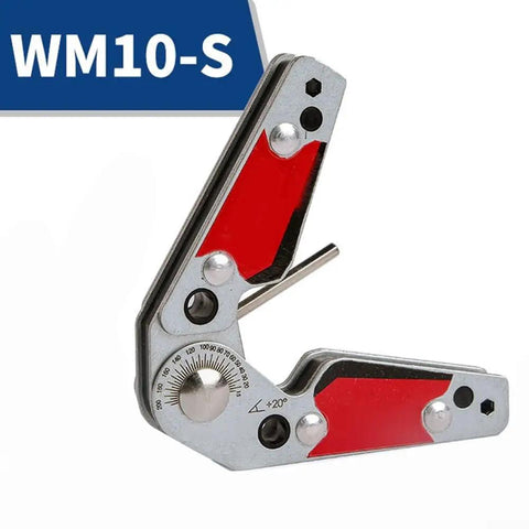 Heavy Duty Magnetic Welding Positioner Fixture With Adjustable Angles For Secure Metalwork Holds 77 Lbs, shown at an angle.