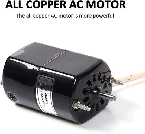 All-copper AC motor for DIY Small Vertical Electric Drill With Adjustable Stroke And Speed Copper Motor Precision Drilling Machine For Craft Jewelers And Hobbyists Durable Metal Build Low Noise High Efficiency.