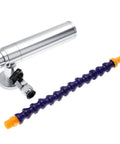 Heavy Duty Cold Air Blaster Pro Level Vortex Chiller With Flex Hose And Beefy Aluminum Build Smart Temp Twist Knob for quick cooling tasks.