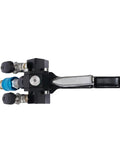 Heavy Duty PU Foam Spray Gun Featuring Slick Pneumatic Trigger And Self Cleaning Design, top view showcasing ergonomic trigger and metal components.