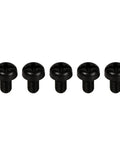 100 Piece Nylon Hex Spacers Kit M2 M3 M4 With Male And Female Screws Nuts Round Head Plastic Fasteners For DIY Electronics And Furniture Assembly In Black White Assorted Sizes black round-head nylon screws
