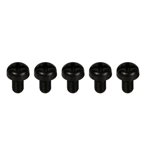 100 Piece Nylon Hex Spacers Kit M2 M3 M4 With Male And Female Screws Nuts Round Head Plastic Fasteners For DIY Electronics And Furniture Assembly In Black White Assorted Sizes black round-head nylon screws