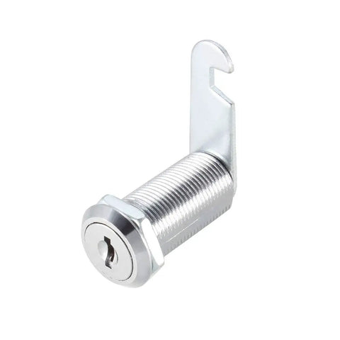Tumbler Cam Lock Set 1-3/8 Inch Cylinder Length Fits 1-1/8 Inch Panel Thickness Keyed Different Zinc Alloy Chrome Plated Cabinet Lock