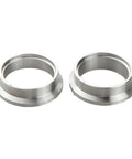 2.25 Inch Self Aligning V Band Clamp Kit CNC billet mild steel flanges for turbo exhaust connection