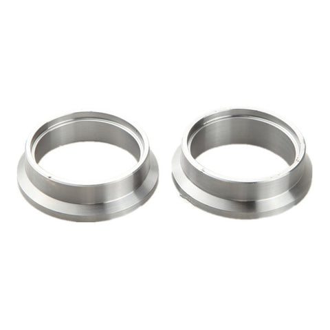 2.25 Inch Self Aligning V Band Clamp Kit CNC billet mild steel flanges for turbo exhaust connection