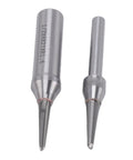 Premium V Shaped Router Bit With Rounded Bottom Arc For Woodworking. Two carbide bits for smooth cuts on various surfaces.