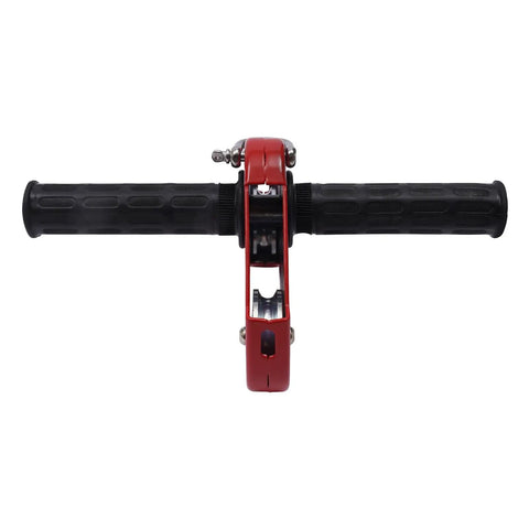 Handlebar and pulley system of 160Ft Zip Line Kit With Stainless Steel Cable Up To 330Lb Load, Spring Brake System And Safety Belt.