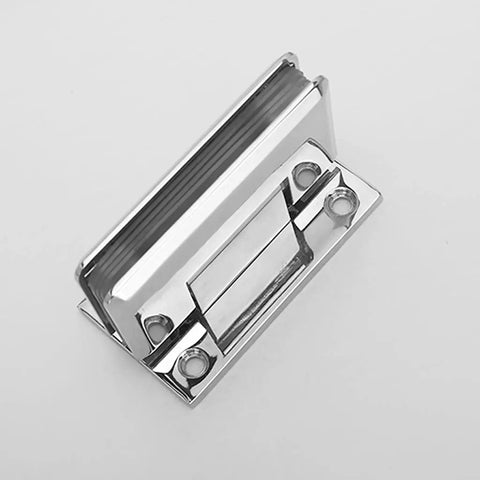 Heavy Duty Glass Cabinet Door Hinges for Wood Cabinets with smooth operation, zinc alloy material, stable and deformation resistant, top view