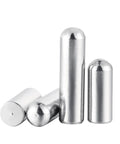 Heavy Duty Stainless Steel Round Head Cylindrical Dowel Pins Set, 304 Grade Locating Pins In Metric Sizes From M0.8 To M6 With 8mm Option