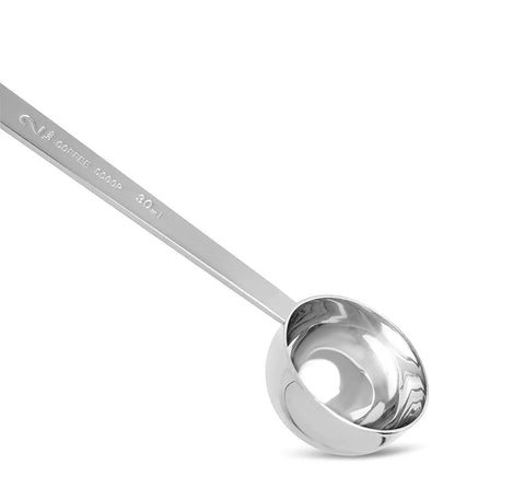 Stainless Steel Coffee Scoop With Long Handle Tablespoon 30 Ml 2 Pack Measuring Spoon for Coffee Tea Sugar Baking Powder Spices and More