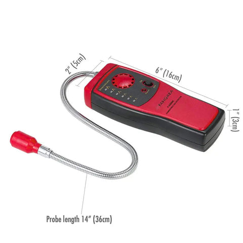 Super Handy Portable Natural Gas Detector Sniffer with probe for detecting combustible propane methane fuel gas leaks and hydrocarbons