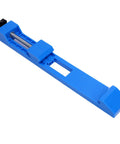 Zjchao Adjustable Circular Saw Milling Positioning Clamp With 145 To 207 Mm Locking Range and AbS Lightweight Base Guide in blue for woodworking.