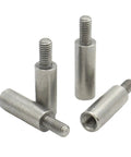 Top Dog Ten Pack M3 And M4 304 Stainless Steel Round Standoff Spacers Male To Female Hex Screws for PC Builders and Tech Mods