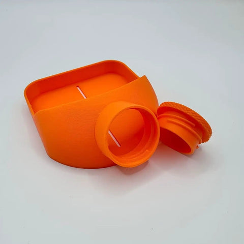 Drill Bit Dust Collector For Wall Dust And Clean Worksites, No Install Needed, Compact Orange Shield Fits Most Drill Bits, Essential Tool