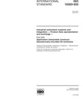Industrial Automation Iso 10303 503 Standard Book cover showcasing geometrically bounded 2D wireframe models for data exchange.