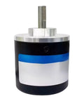 Incremental Photoelectric Rotary Encoder E38S6G5 360B G24N for Industrial Automation Motion Control and Path Planning Plug In Ready Rock Solid Reliability Easy Install Low Error Safe and Stable Performance, close-up shaft view