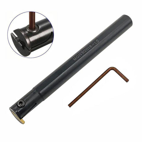 Heavy Duty Lathe Grooving Tool Holder Set For Steel With MGMN150 And MGMN200 Carbide Inserts, MGIVR L, 0.625 in groove