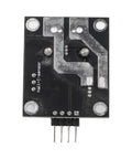 Built Tough Hall Effect Current Sensor Module Packing 100A Overcurrent Protection With Adjustable 3A Steps, top view of circuit board.