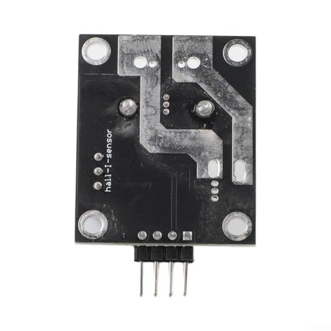 Built Tough Hall Effect Current Sensor Module Packing 100A Overcurrent Protection With Adjustable 3A Steps, top view of circuit board.