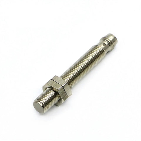 TRC08 1.5DN M8 Connector Small Motion Sensor Photoelectric Sensor With Compact Build Plug In No Fuss Setup Reliable Detection For Conveyors Robotics Automation And Industrial Machines, silver threaded M8 sensor body
