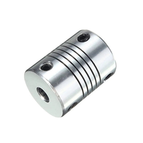500mm Lead Screw Kit For 3D Printers With Nuts Coupling And Ball Bearing featuring a silver alloy coupling part