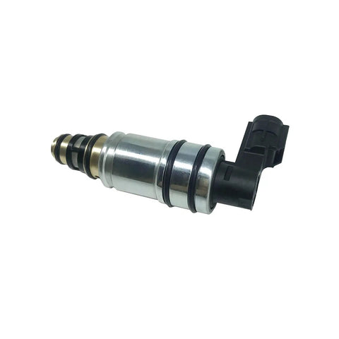 Ford AC Compressor Control Solenoid Valve VS16 87mm Replacement for Efficient Cooling, metal cylinder with black connector
