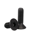 All In One Flat Head Hex Socket Screw Nut Kit For M6 Bolts And Nuts Heavy Duty Hardware Set close-up of black screws