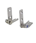 Pair of 304 stainless steel damping hinges with adjustable torque for cabinet doors