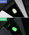 Glow In The Dark Tire Valve Caps Universal Fit For Cars Trucks Motorcycles SUVs And Bicycles With Five Color Pack Of 20 Durable Valve Stem Caps Showing Day to Night Transition