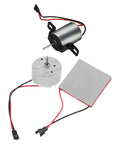 Universal Fireplace Fan Repair Kit With Metal Motor Replacement And Accessories Includes Wood Stove Blower Motor And Electric Fireplace Motor All In One DIY Replacement Parts Pack For Quick Fix And Smoother Heat Flow, metal motors and wiring