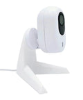 Fresh Desk Vibe Stand Mount For Unifi Instant Cameras G3 G4 G6 clean white look with a security camera at a 45-degree angle.