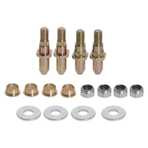 Get Your Truck Hinging Smooth Again With This Top Shelf Kit For Silverado 1500 And Yukon XL Featuring Zinc Plated Steel Pins Bushings Washers Plus Locks; kit parts