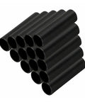 Top Shelf 250 Piece Kit With Four Heat Shrink Butt Connectors For Electrical Wire Splicing And Secure Seal Insulation Soldering Sleeves To Keep Your Cables Safe And Tidy, black heat shrink tubing pack