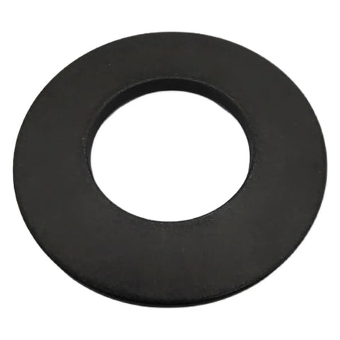 1000 Piece Bulk Pack Of Heavy Duty Disc Spring Washers Featuring Rock Solid Preload And Noise Reducing Flex For Tough Applications And Hassle Free Mechanical Upgrades Measuring 12 Millimeters close-up image of a black metal disc spring washer.