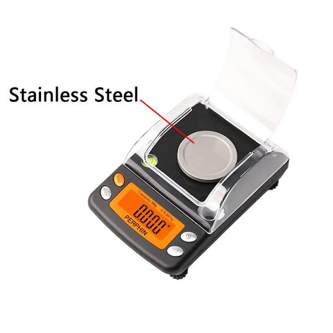 Milligram Scale With Large Display And Dual Powered Pro Grade Digital Powder Scale For Precise Weighing 50g By 0.001g Resolution
