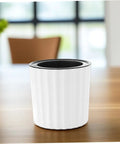 4 Pack Self Watering Orchid Pots With Drainage Holes For Indoor Plants And Herbs White Plastic Planters For Orchids And Small Flowers Easy Care Low Maintenance Gardening Supplies white orchid pot on table