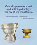 Concrete Planter Molds For DIY Garden Projects Durable Cement Planter Molds For Indoor And Outdoor Use Reusable 18CM Molds