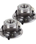Front Wheel Bearings And Hubs Assembly Replacement For Chevrolet K1500 K2500 K3500 Suburban 1996 To 2000 Left Right Pair close-up view.
