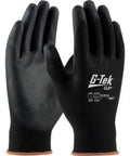 Heavy Duty Nylon Work Gloves In Black Size Large Pack Of Twelve With Seamless Knit Design For Knockout Finger Dexterity And Rock Solid Puncture Protection On The Daily Grind.