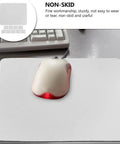 White Sublimation Mouse Pad For Heat Press Transfers, 8.7x7.1 Inch Blank Desk Pad with mouse, non-skid surface