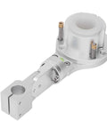 Upgrade Your Rig With This Heavy Duty Aluminum Alloy CNC Torch Clamp Holder designed for 40mm Plasma Cutters and 25mm Lifting Rods, showcasing clamp detail.