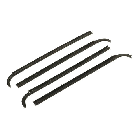 Premium Front Window Weather Strip Kit For 1987-1996 Ford Bronco Black Rubber Inner Outer Seal Sweep Trim That Kills Road Noise And Looks Absolutely Fresh While Keeping Your Ride Dry And Cool All Year Round. black rubber 4-piece window seal set