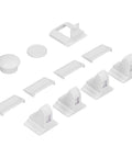 Magnetic Concealed Drawer Lock For Cabinets No Drill Adhesive Install Easy Scrub Kidproof Security Lock components and accessories