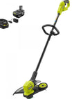 18 Volt Cordless String Trimmer And Edger Kit Featuring Auto Feed Head adjustable trigger lightweight frame with battery and charger