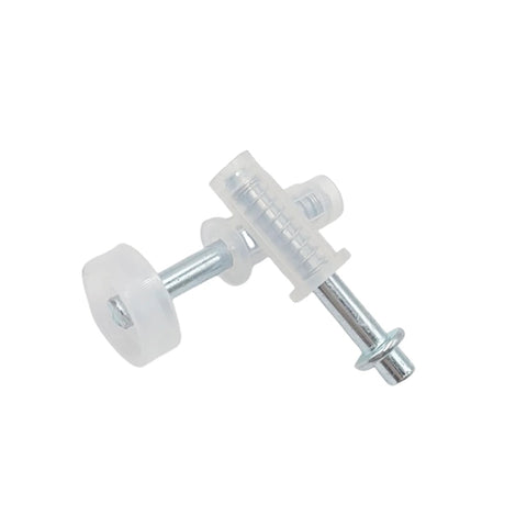 6 Pack Bi Fold Door Hardware Kit With Top Pivot And Top Roller Guide Wheel for folding, durable plastic and iron.