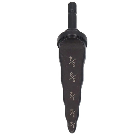 Garosa 5 In 1 Multifunctional Electric Tube Expander High Carbon Steel Pipe Swaging Punch Tool With Drill, measuring markings on tool.