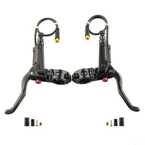 Top Notch Electric Bike Hydraulic Brake Lever With 3 Pin Hall Sensor For Bafang E Bike Motor System Right And Left Adjustable Soft And Hard Buttons Aluminum Alloy