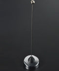 Beefed-Up Quarter Wave NMO UHF Ham Radio Antenna for Mobile 400-470MHz 6.4 Inch, stainless steel whip, base view