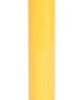 Real Deal Heavy Duty Steel Pipe Safety Bollard 36 Inches Tall Four Point Five Inch Wide Powder Coated Safety Yellow view from the front