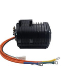 Mid Drive Electric Motor 3000W V3 QS138 70H with cables, internal reduction gears for motorcycles.